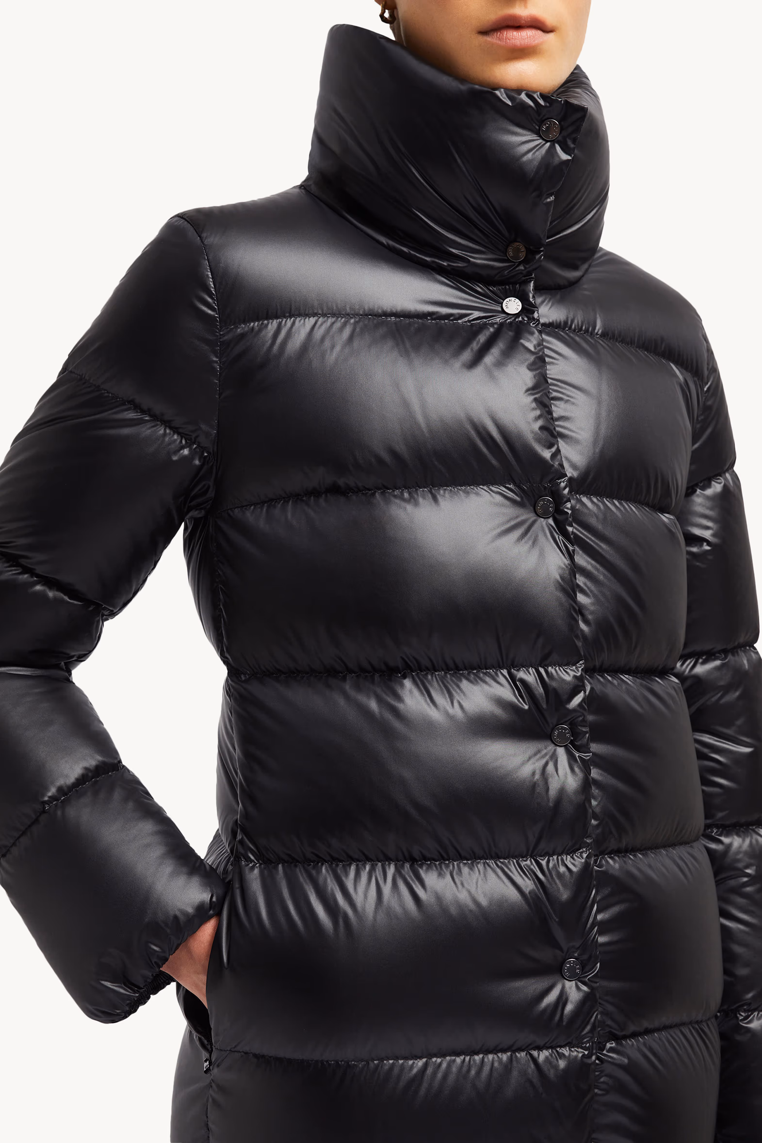 Doudoune courte Cochevis Noir Moncler 6